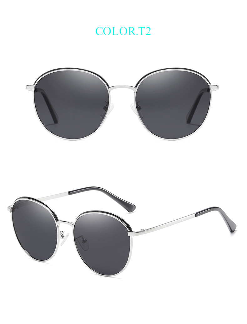 Retro Summer TAC UV400 Protection Sunglasses Metal Women Men Polarized