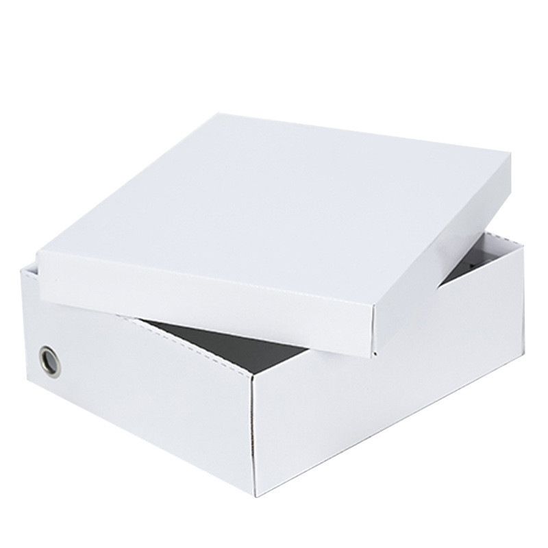 Wholesale Spot Goods Printing Paperboard Shoe Packaging Box With Glossy/Matt Lamination Heaven and Earth Cover Box