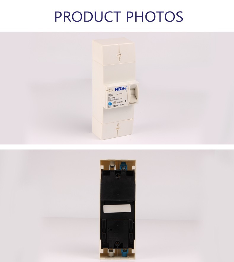 30ma Differential Switch Circuit Breaker , Double Pole Circuit Breaker Single Phase