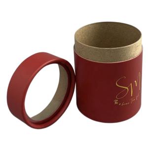 China Printing Food Grade Cardboard Tube for Chocolate Tea Cylinder Packaging wholesale