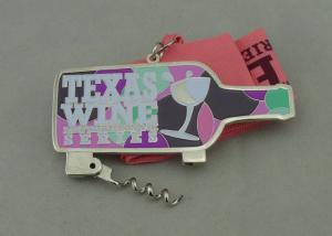 China Half Marathon Enamel Medal Zinc Alloy Die Casting Texas Wine wholesale