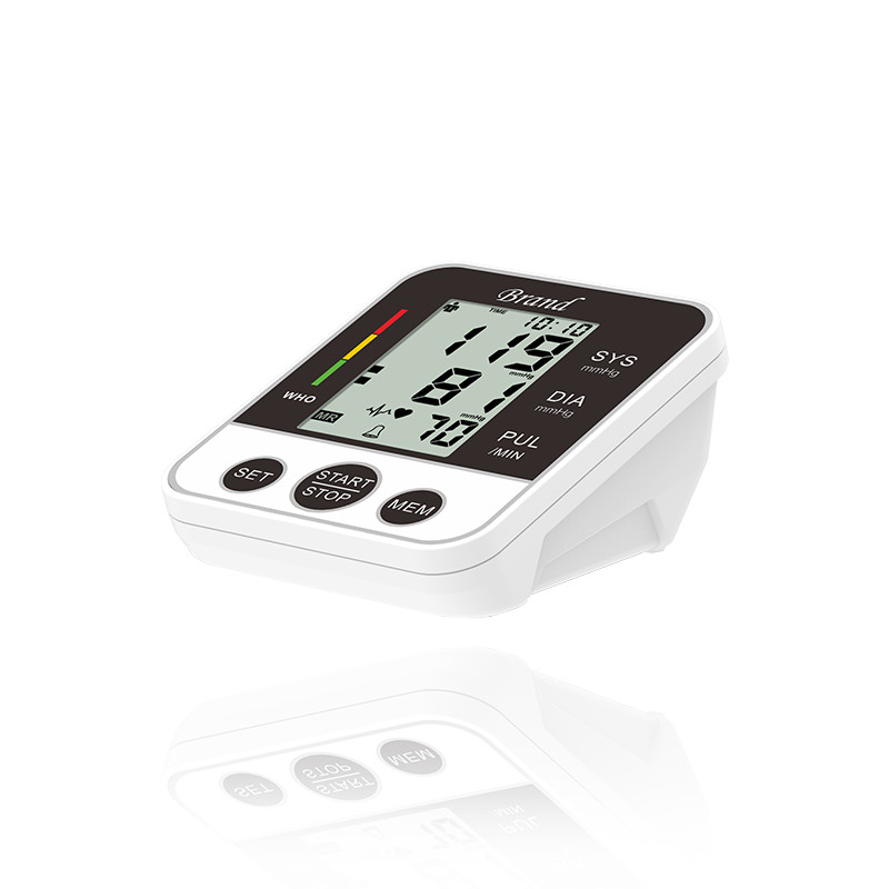 Home BP Meter Upper Arm Digital Blood Pressure Monitor 40 To 180times / Min