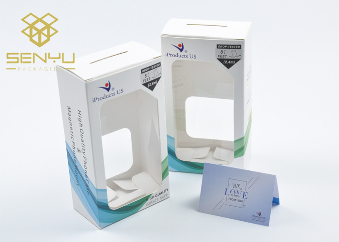 Custom Charger Electronic Mouse Packaging Box Window Opening Card Case