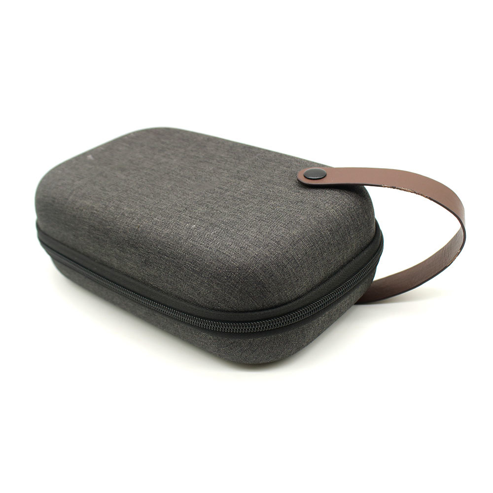 Dual zippers Electronics Travel Organizer Bag , EVA Travel Gadget Case