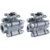 3-pc stainless steel ball valve full port 2000wog BSPP NPT ISO-5211 DIRECT MOUNTING PAD for sale