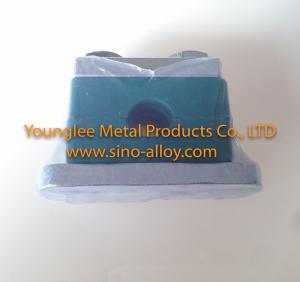 China Hydraulic heavy duty pipe clamps with PP pipe clamp body, galvanized steel plates&amp;bolts wholesale