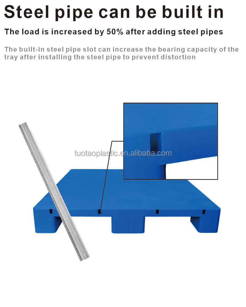 Customized Logo Heavy Duty 4-Way Entry Type Steel Euro Pallet Rack for Warehouse Storage