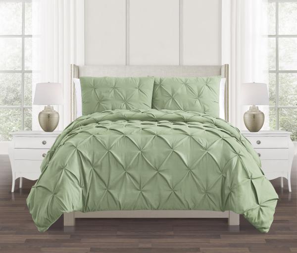 Luxurious Hypoallergenic Pleated Microfiber Duvet Cover Set Microfibre Quilt