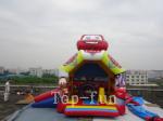 PVC Fireproof Commercial Inflatable Bouncers For Kids Jumping Car Houses