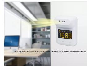 China FDA Heat Sensitive 99%RH 10cm Wall Mounting Thermometer wholesale