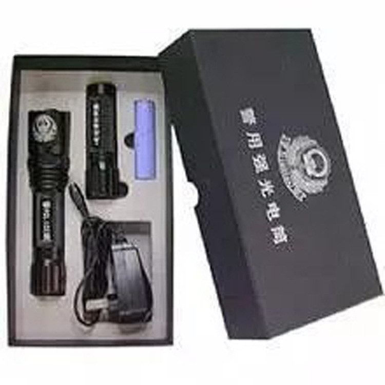 bespoke flashlight packaging gift box electric torch rigid box luxury gift box