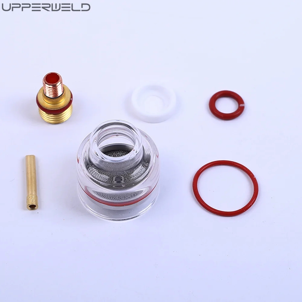 Durable TIG Cup Consumables WP17 18 26 TIG Large Champagne Clear Nozzle Kit with Collet Body