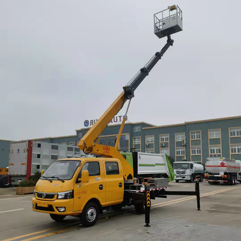 JMC Double Row Telescopic Arm Aerial Work Platform Truck Lift up Truck