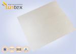 1000C High Temperature Fiberglass Cloth , High Silica Glass Fiber Fabric Fire