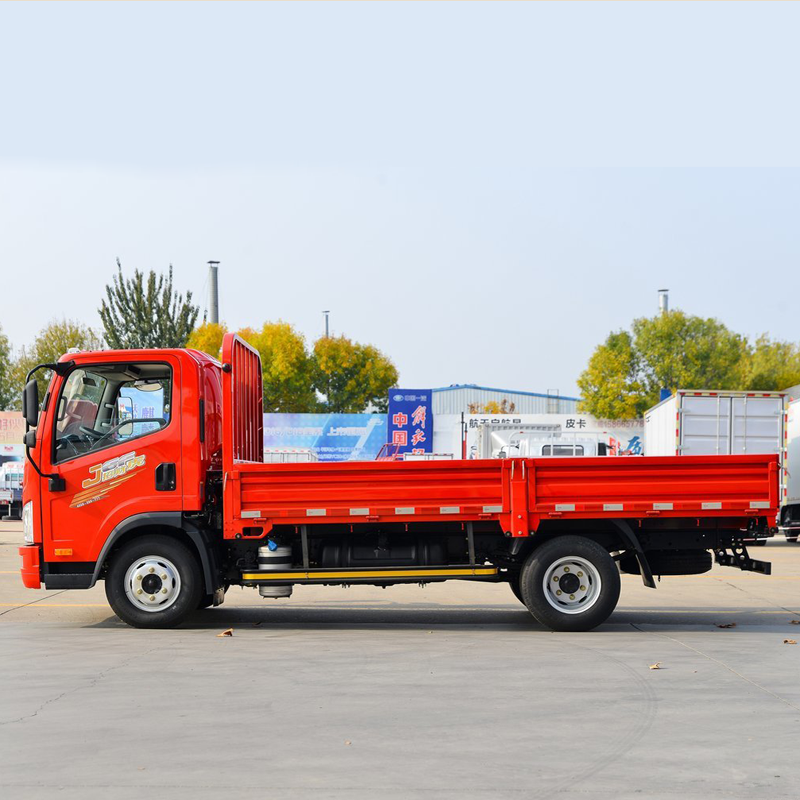 Column Plate-type Cargo Truck Freight Train Delivery Trucks