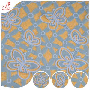 China Embroidery Guipure Polyester Lace Fabric For Women Clothing wholesale