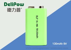 China Reliable NiMH 9V Rechargeable Battery , 130mAh Aa Industrial Batteries wholesale