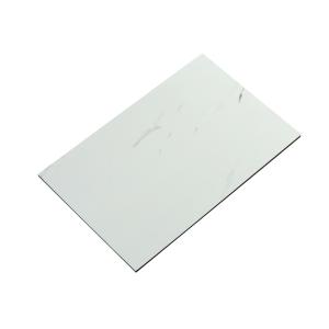 China Weatherproof Antiwear ACP Cladding Texture , Multipurpose White Marble ACP Sheet wholesale