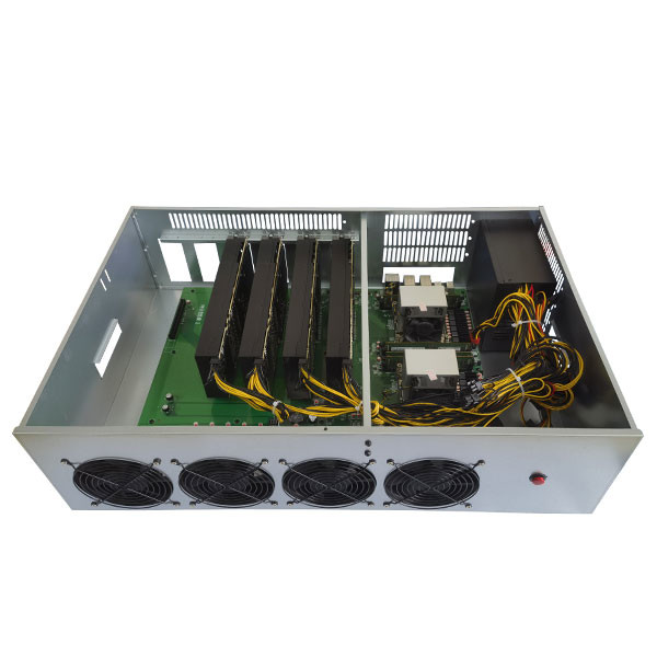Customized Scheme Design 6 GPU Rig Case Web3.0 Graphics Card ALEO Server