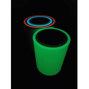Green Fluorescent Fabric Tape Marking Luminance Persistent Luminescent Film