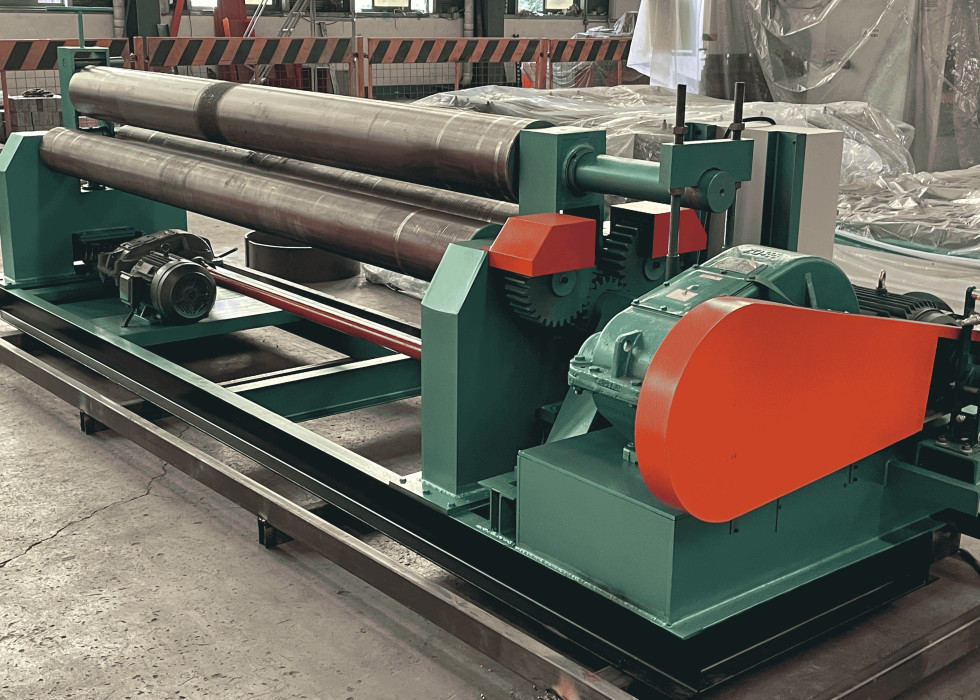 12mm Max Rolling Thickness 380V/50Hz 3 Roller Bending Machine Heavy Duty Electric Slip Rolling Machine