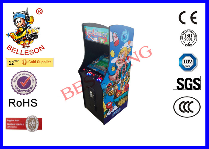 Shopping Mall Arcade Game Machines Tempering Glass Screen Content 200Pcs Coins