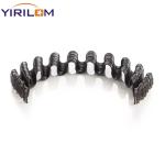 Black Zigzag Spring Galvanize Rolling Sofa Serpentine Spring