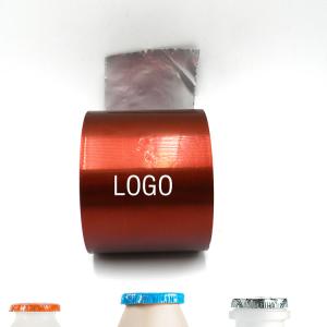 China Oripack 80mic Laminated Roll Film OEM For Yogurt Bottle Sealing wholesale