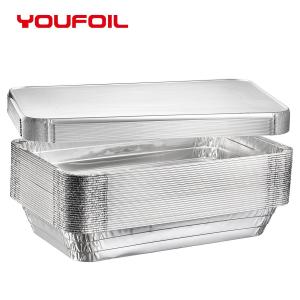 China Large Capacity Disposable Aluminum Foil Pan Full Size Pan with Lid wholesale