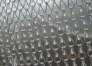 China Silver Insect Mosquito Aluminium Fly Screen Chain Curtain , Aluminum Mesh Screen wholesale