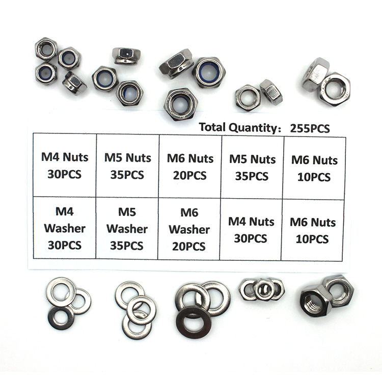 Automotive Industry Self-Locking Nylock Nuts in Metric Measurement for Secure Fastening