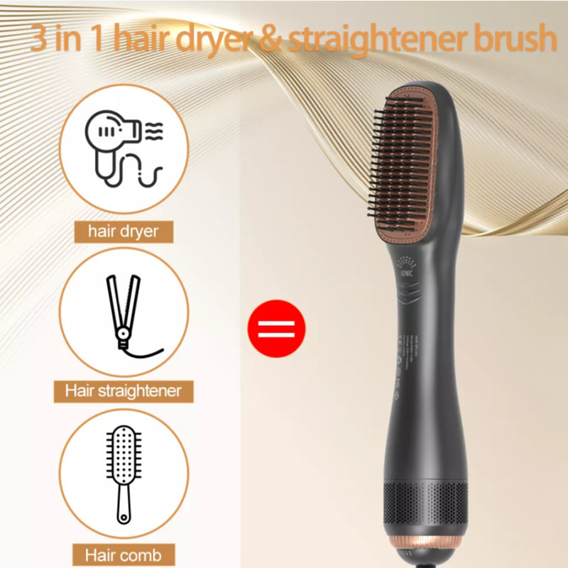 Nylon Alloy Hot Air Brush Straightener Comb 1200w With 2m Power Cord