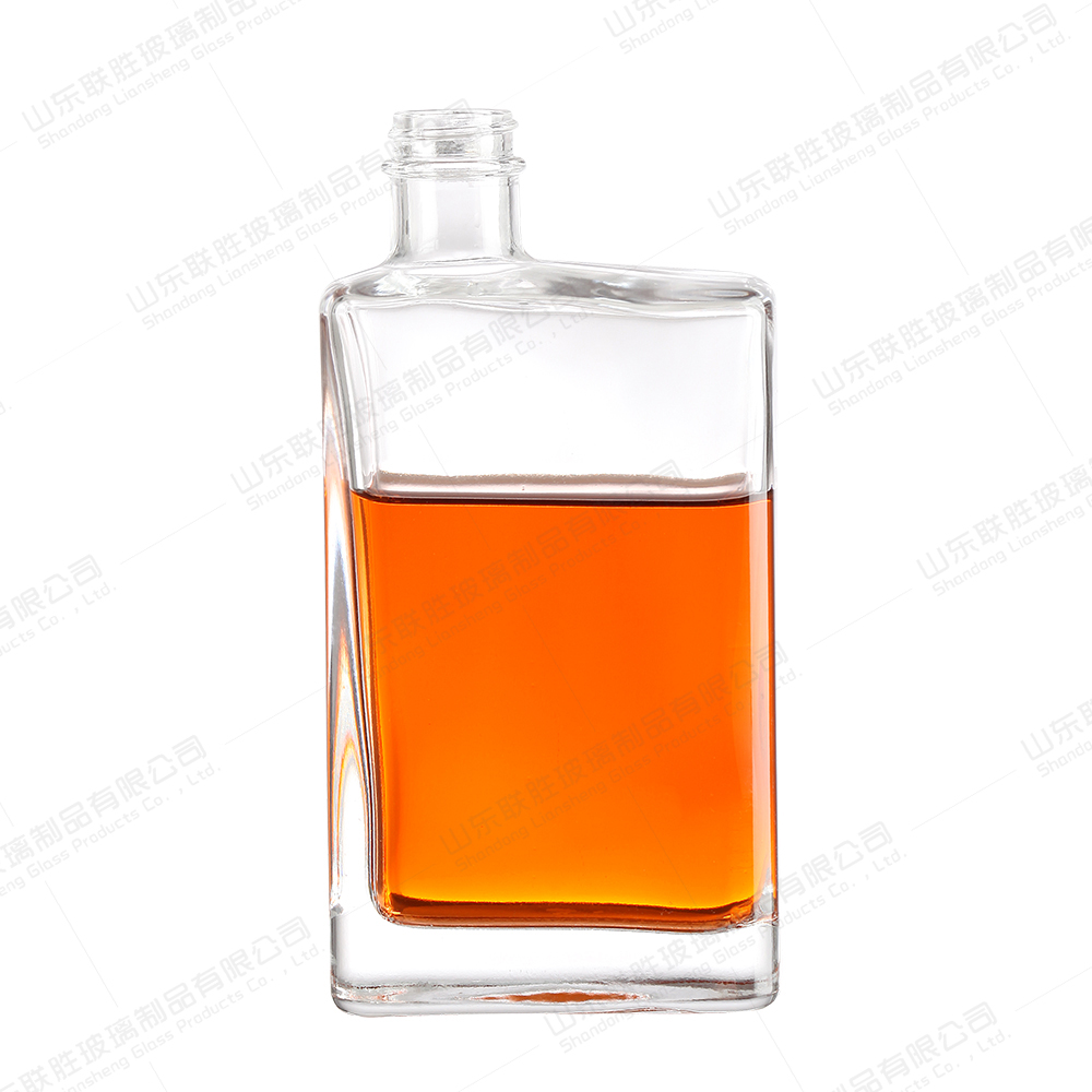 200ml 375ml 500ml 750ml 1000ml Glass Bottle With Sealed Cork Lid for Clear Wine Vodka Tequila Whisky