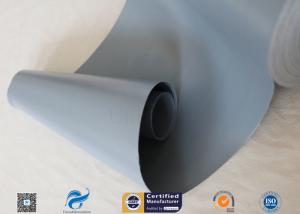 China Waterproof Grey PVC Woven Fabric fiberglass clothing 7628 0.3MM 20CM Wide wholesale