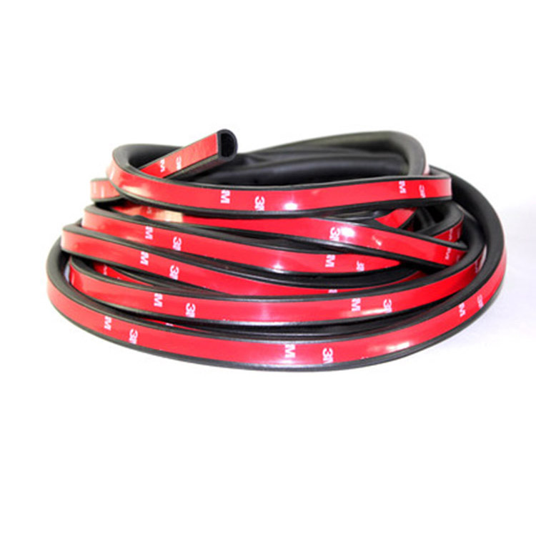 Universal Car Rubber Anti Collision Strip Trim for Protecting Edges in Black