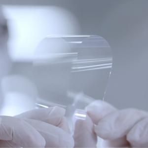 China UTG Ultra Thin Glass Bendable Transparent 0.03mm 0.05mm wholesale