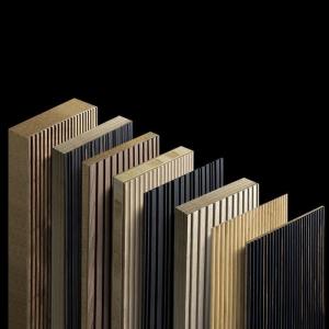 China Multicolor Wall Wood Veneer Slats Mildewproof Odorless Thickness 21MM wholesale
