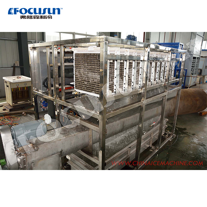 Focusun 1T/2T/3T/5T/10T Automatic Cube Ice Machine for 3000kg/day Manufacturing