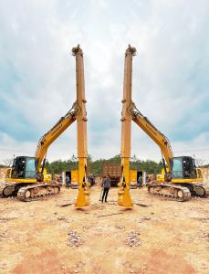 China 14M 16M CAT320D JCB205 Excavator Telescopic Boom wholesale