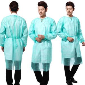 China Dustproof Disposable Protective Gowns Laboratory Surgical Isolation Cover Suit wholesale