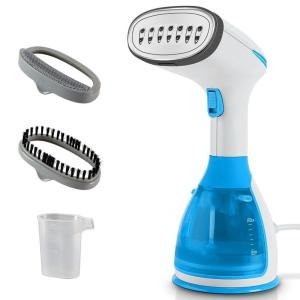 China Yellow Travel Portable Handheld Clothes Garment Steamer Support No wholesale