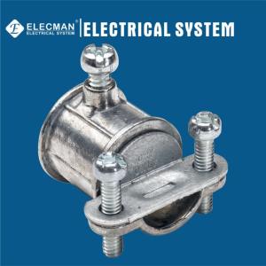 Zinc EMT To Flexible Metal Conduit Clamp Type Combination Couplings