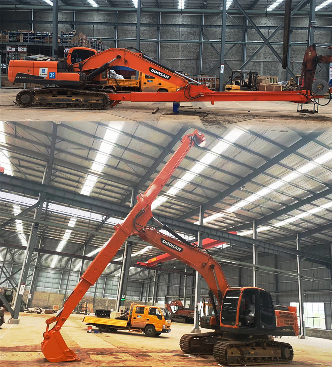 Multi-layer Reinforced Excavator Telescopic Arm For Cat Hitachi Komatsu