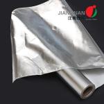 Silver Coated Aluminum Foil Laminated Fiberglass Fabric Plain Weave Heat