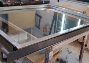 China Transparent Round Radiation Protection Lead Glass With Customized Specifications wholesale