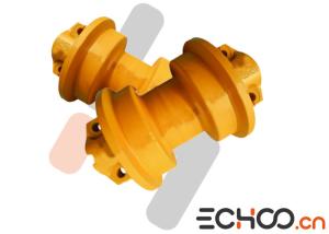 China D4C / D4D / D4E / D4H Dozer Undercarriage Parts , Bottom Track Rollers Yellow wholesale