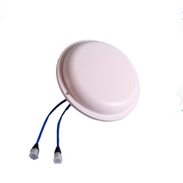 698-2700MHz Ceiling Flat High Gain Directional Cellular Antenna Double Port MIMO
