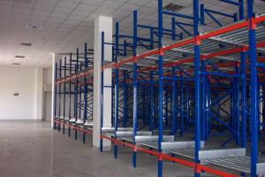 China 1500kgs Gravity Flow Racks High Density Gravity Feed Roller Racks wholesale