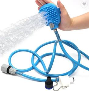 China Massage Dog Shower Sprayer Brush Dog Grooming Shower Sustainable wholesale