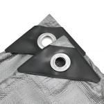 Other Fabric 200gsm Grey Heavy Duty Tarp Sheet Waterproof Cover for Trucks/Boats